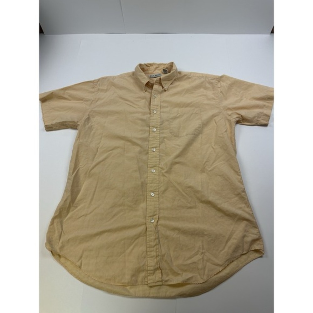 LL Bean Men's‎ Short Sleeve Button Down Shirt Large Tall